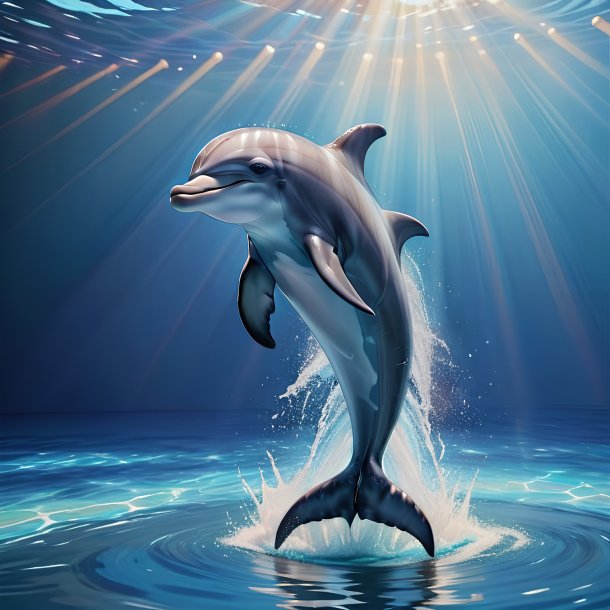 Picture of a dancing dolphin