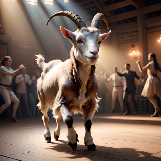 Picture of a dancing goat