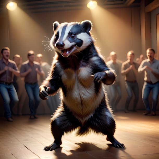 Picture of a dancing badger