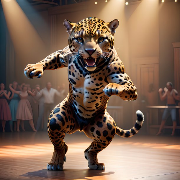 Picture of a dancing jaguar