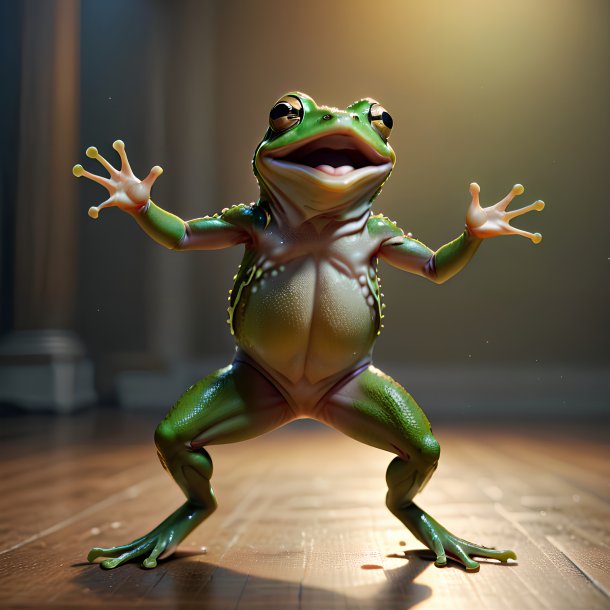 Picture of a dancing frog