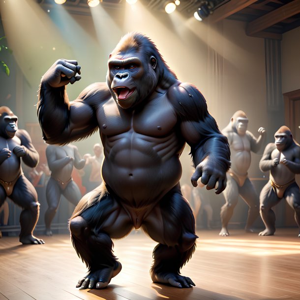 Picture of a dancing gorilla