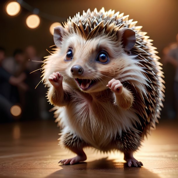 Picture of a dancing hedgehog