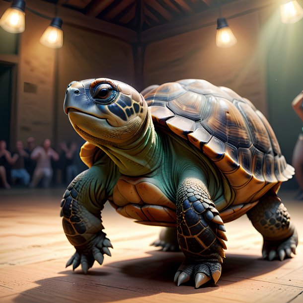 Picture of a dancing tortoise