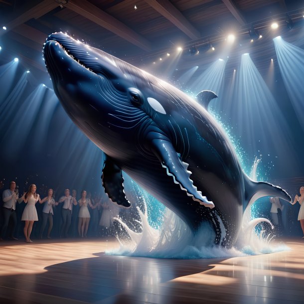 Picture of a dancing whale