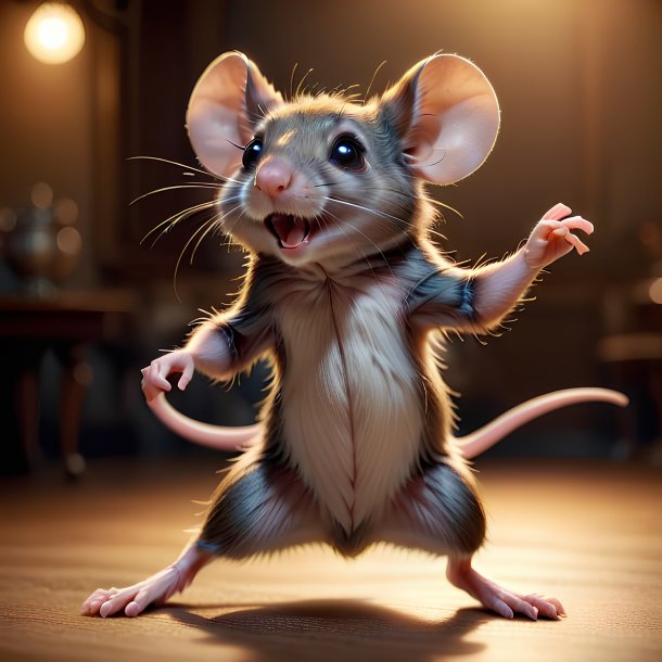 Photo d'une souris dansante