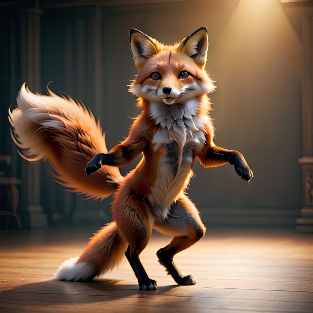 Picture of a dancing fox