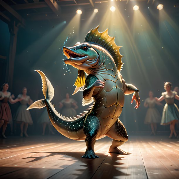 Picture of a dancing pike