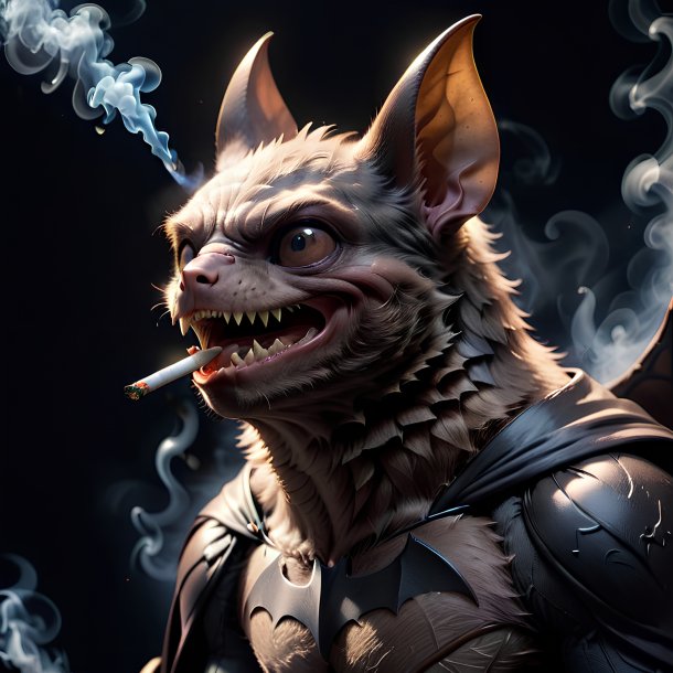 Picture of a smoking bat