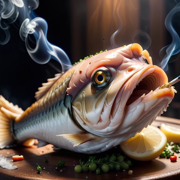 Picture of a smoking haddock