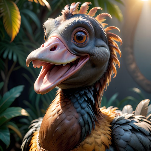 Imagen de un dodo sonriente