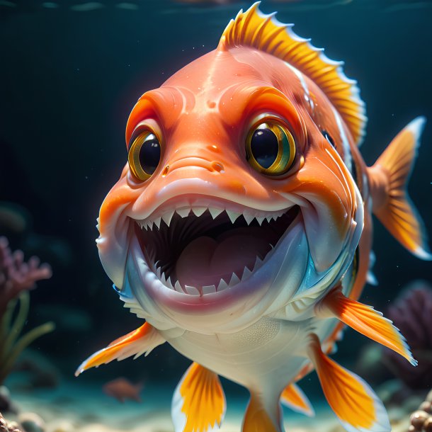 Imagem de um peixe sorridente