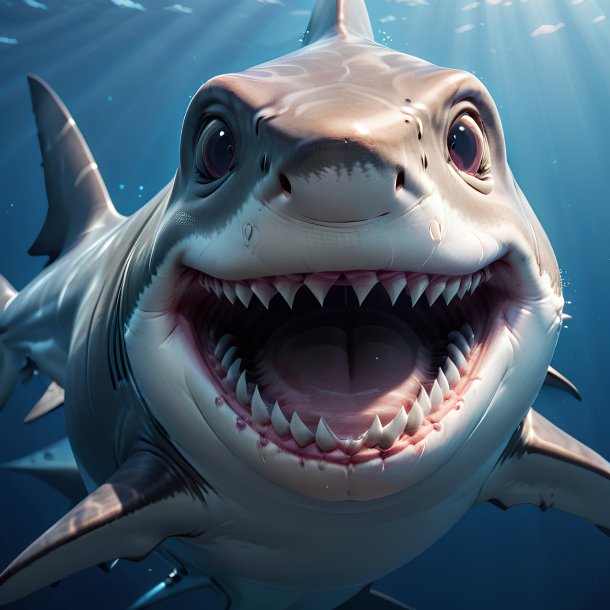 Photo d'un requin souriant