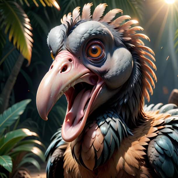 Picture of a angry dodo