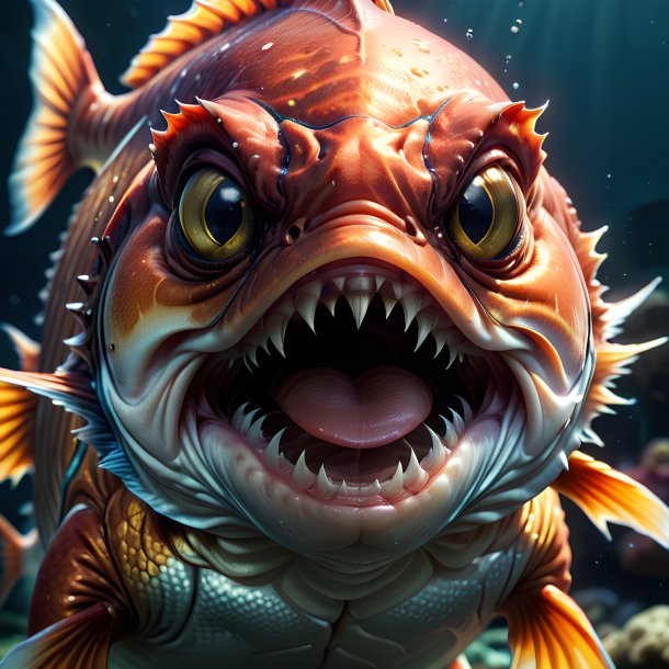 Picture of a angry fish