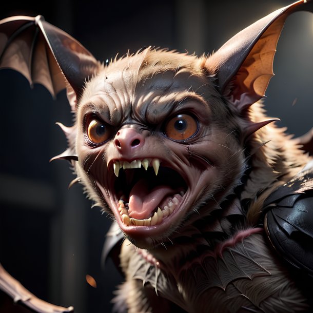 Picture of a angry bat