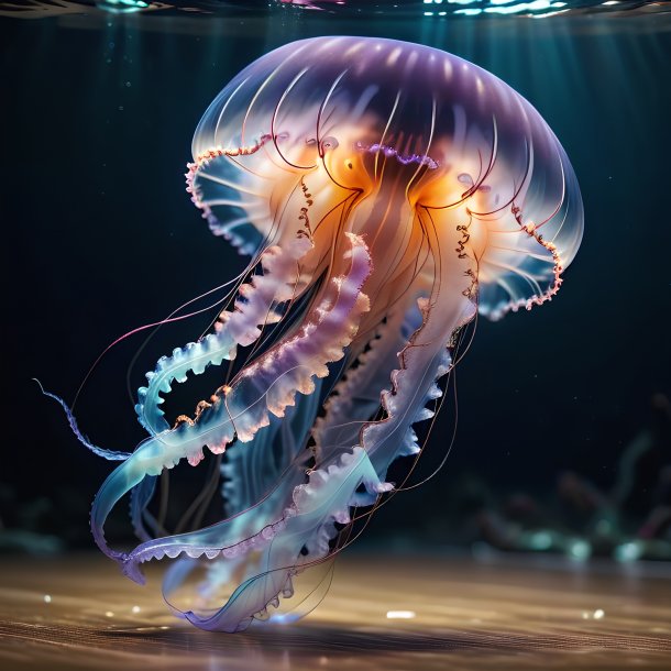 Photo d'une méduse dansante