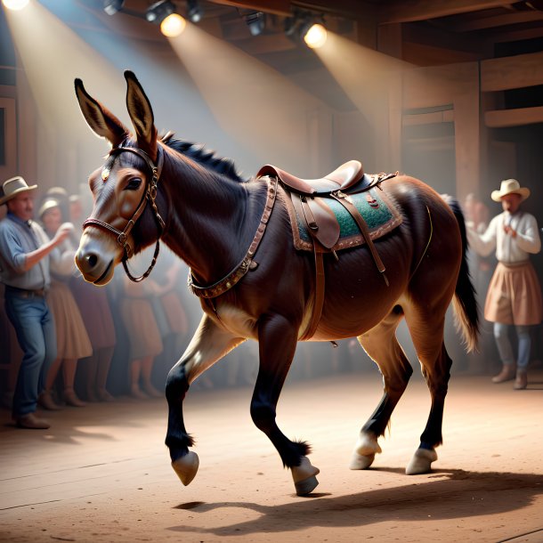 Picture of a dancing mule