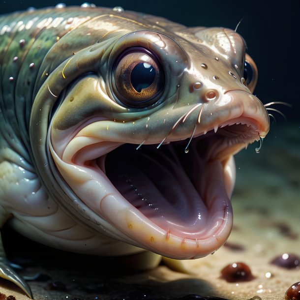 Picture of a crying eel