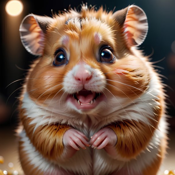 Photo d'un hamster pleurant