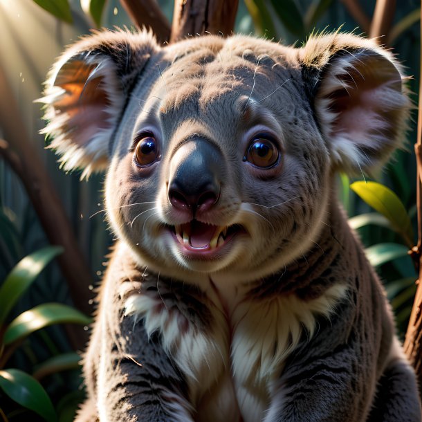 Picture of a crying koala