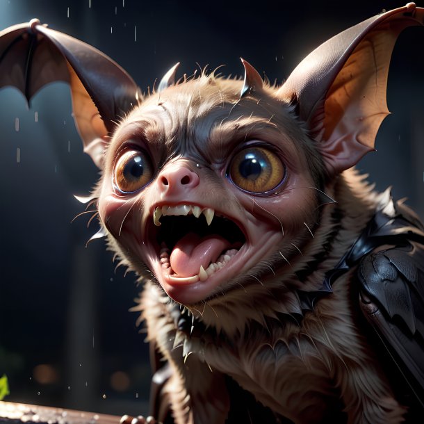 Picture of a crying bat