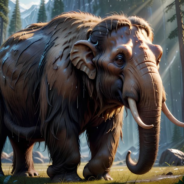 Picture of a crying mammoth