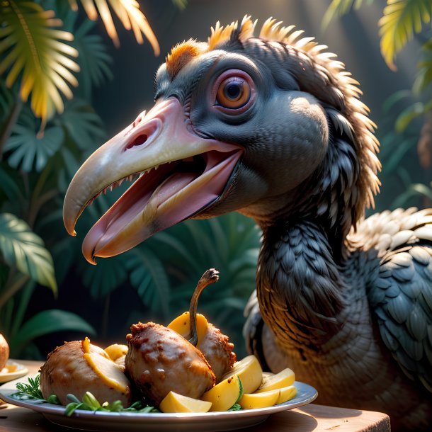 Picture of a eating dodo