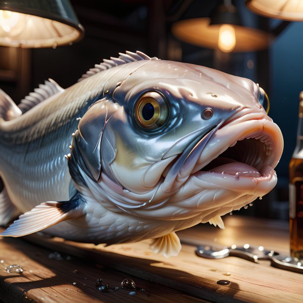 Picture of a drinking haddock