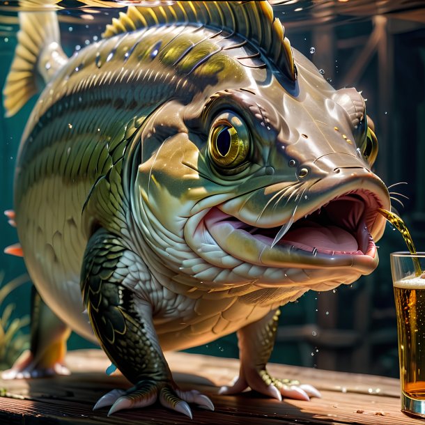 Picture of a drinking pike