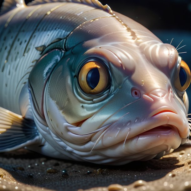 Foto de un eglefino dormido