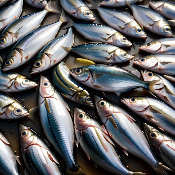 Picture of a sleeping sardines