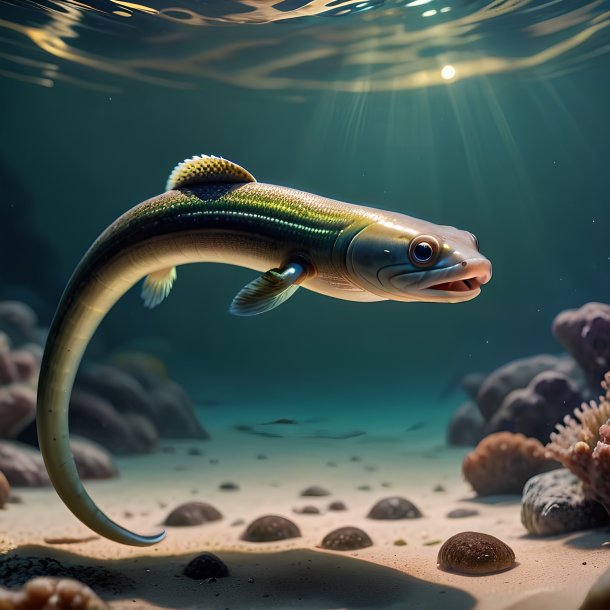 Picture of a jumping eel