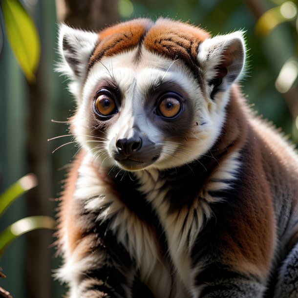 Picture of a waiting lemur