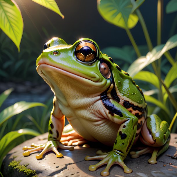 Picture of a waiting frog