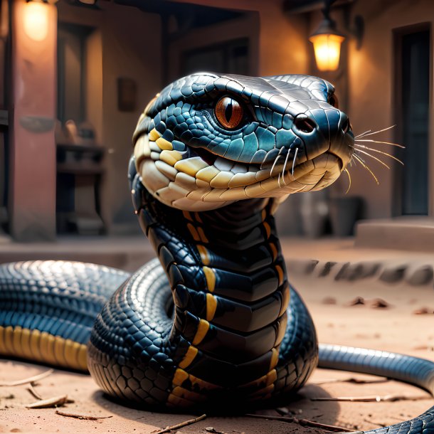 Picture of a waiting cobra