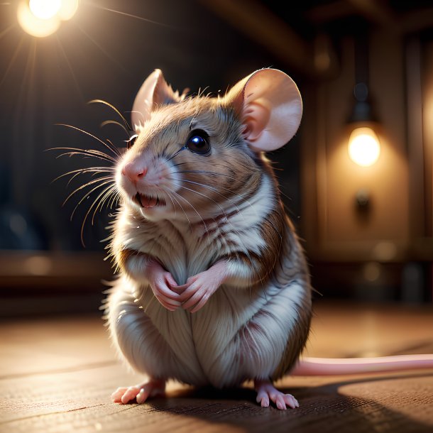 Picture of a waiting mouse