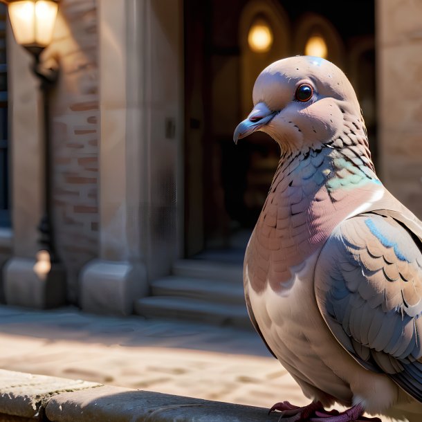 Foto de una paloma de espera