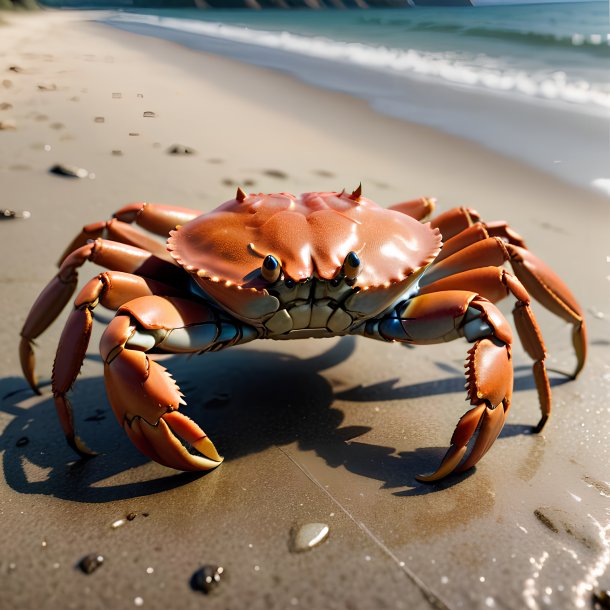 Picture of a waiting crab