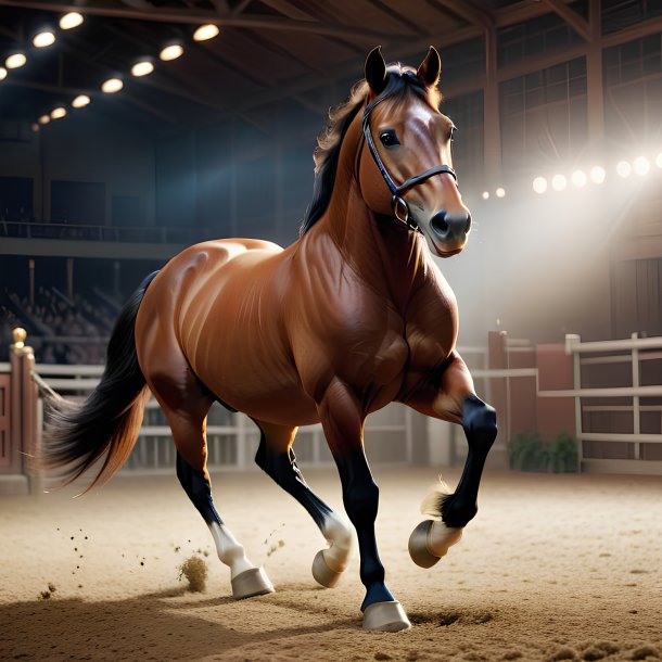 Photo d'un cheval à jouer