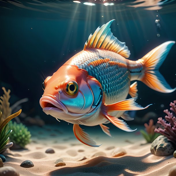 Picture of a playing fish