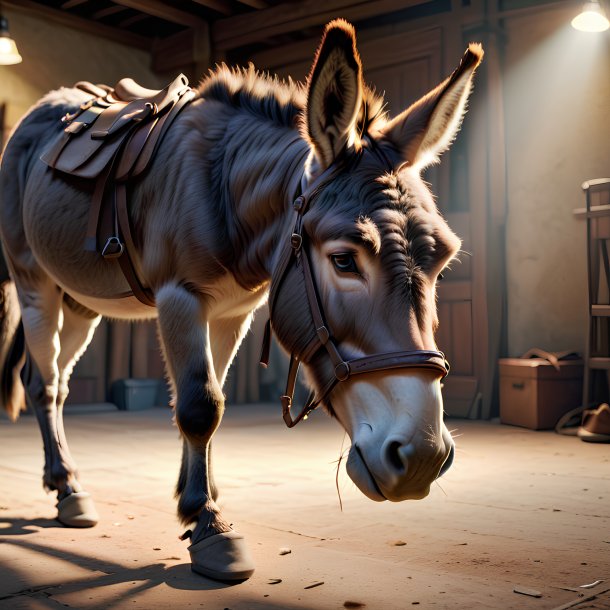 Picture of a shoes donkey