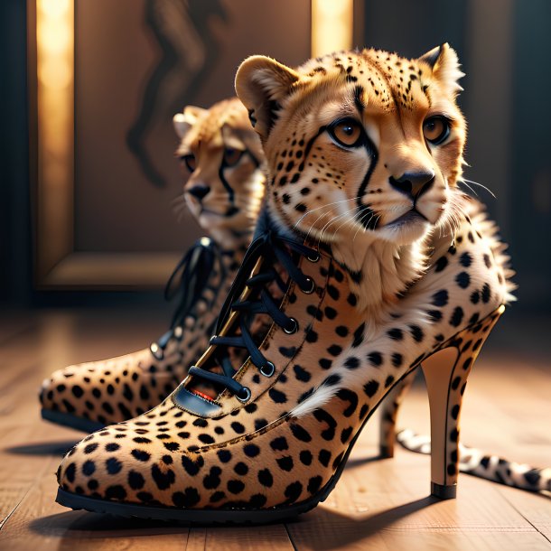 Picture of a shoes cheetah