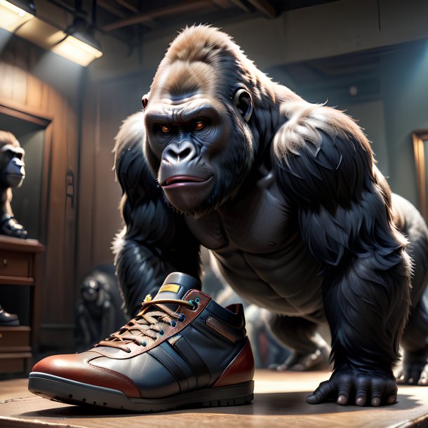 Picture of a shoes gorilla