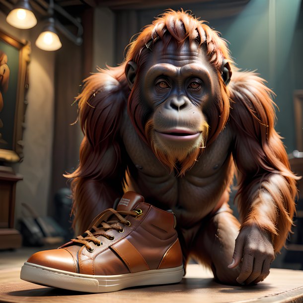 Picture of a shoes orangutan