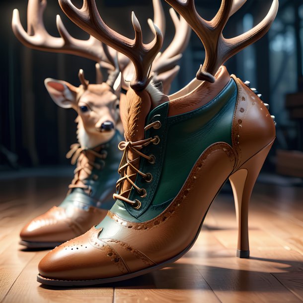 Image d'un cerf de chaussures