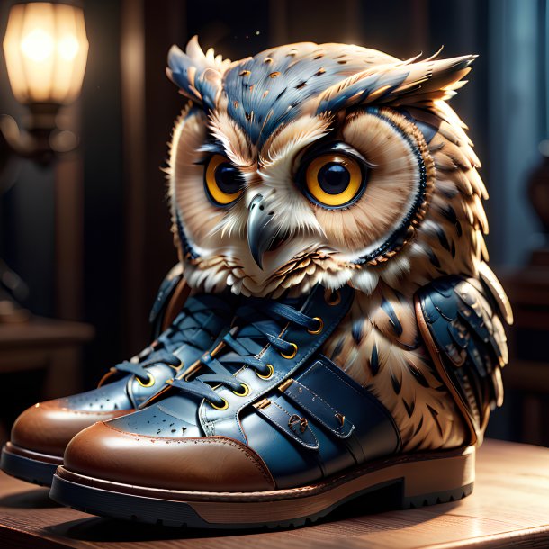 Picture of a shoes owl