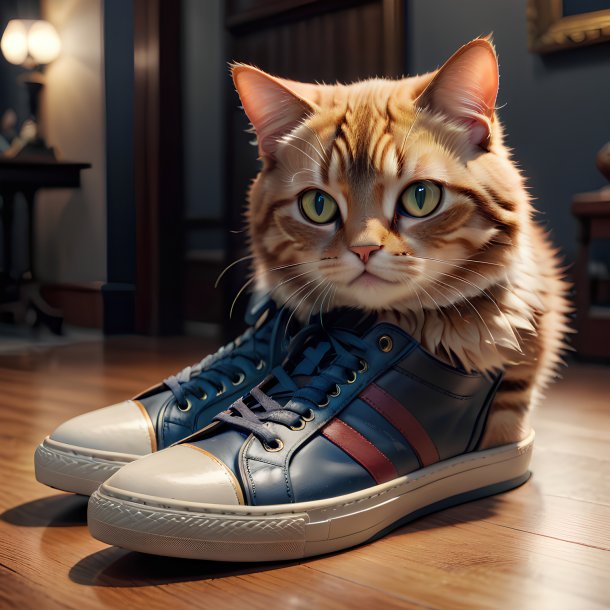 Picture of a shoes cat