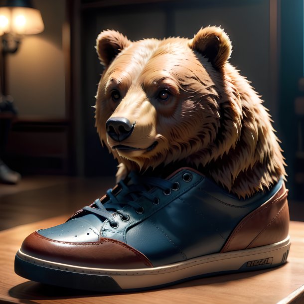 Image d'un ours de chaussures