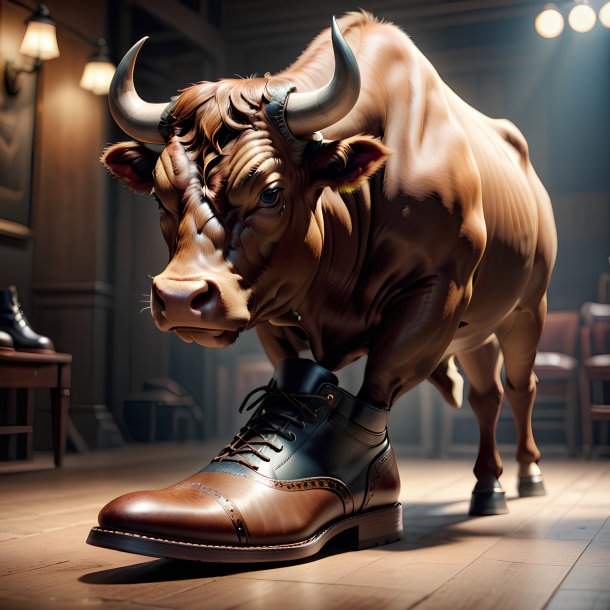 Picture of a shoes bull